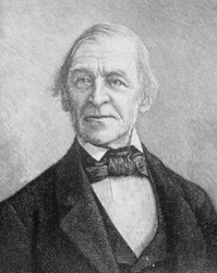 Ralph Waldo Emerson (1803-1882) amerikanischer Dozent, Dichter und Essayist
